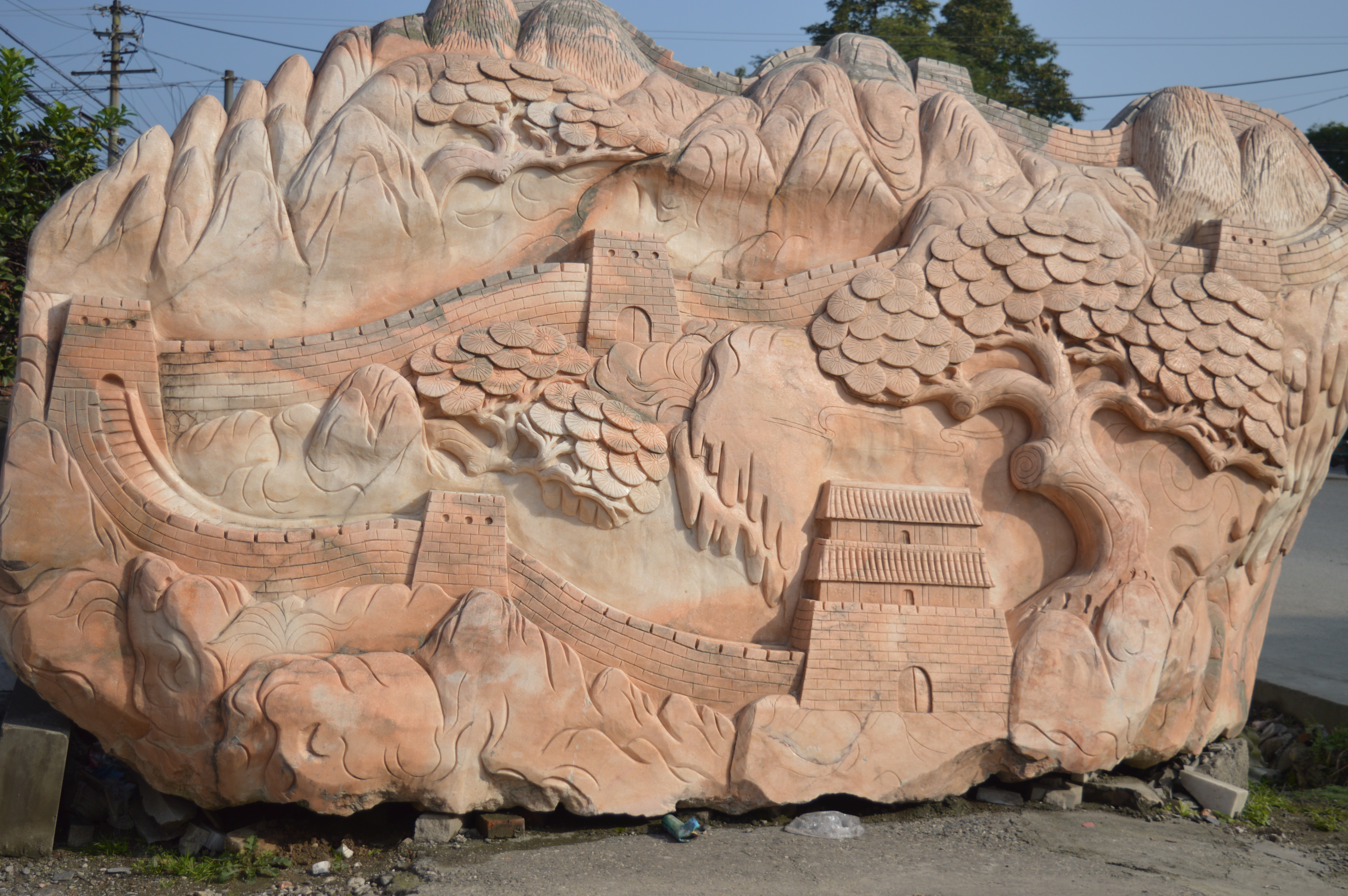 四川景观石基地